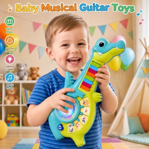 Guitarra Musical de Dinosaurio para Bebés